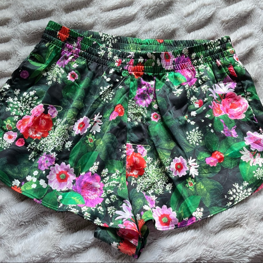 Silky Floral Sleep Shorts